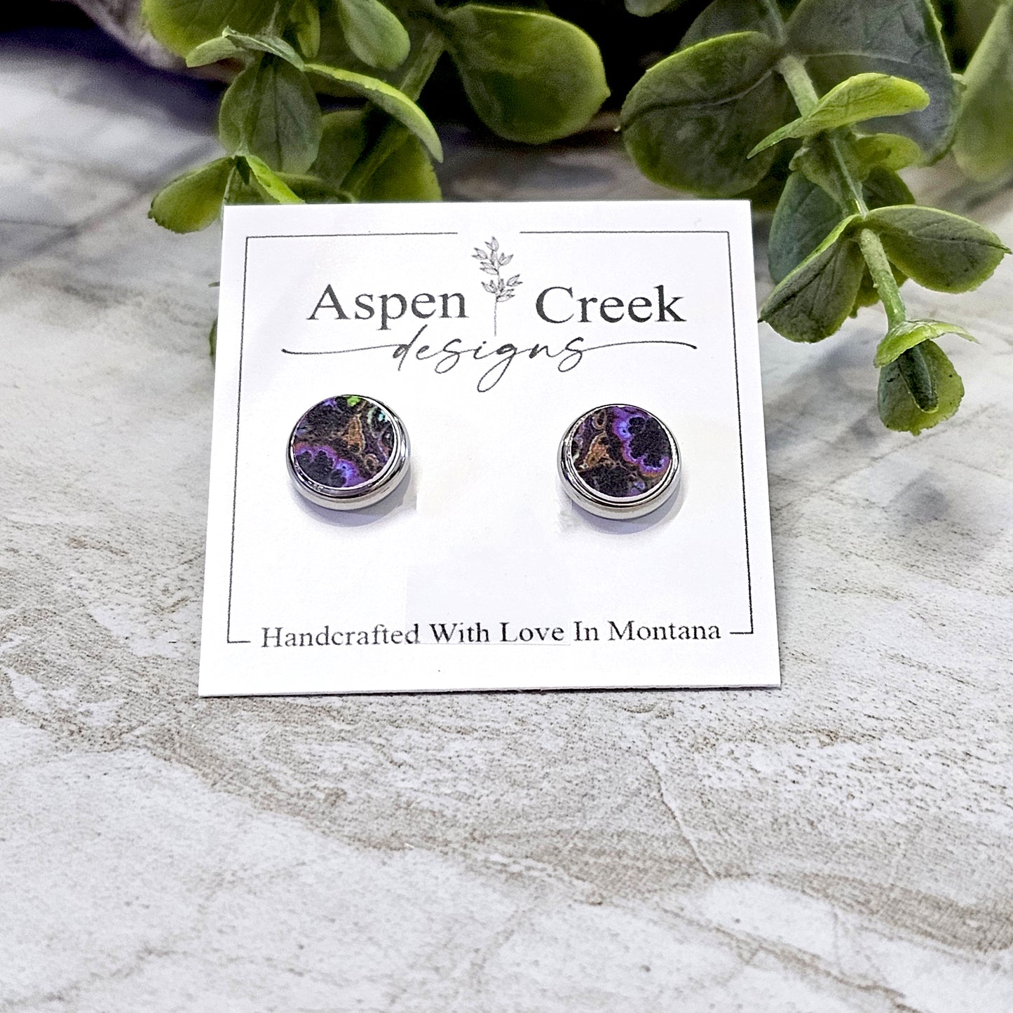 Sublimation Stainless Steel Bezel Studs-BSS-15