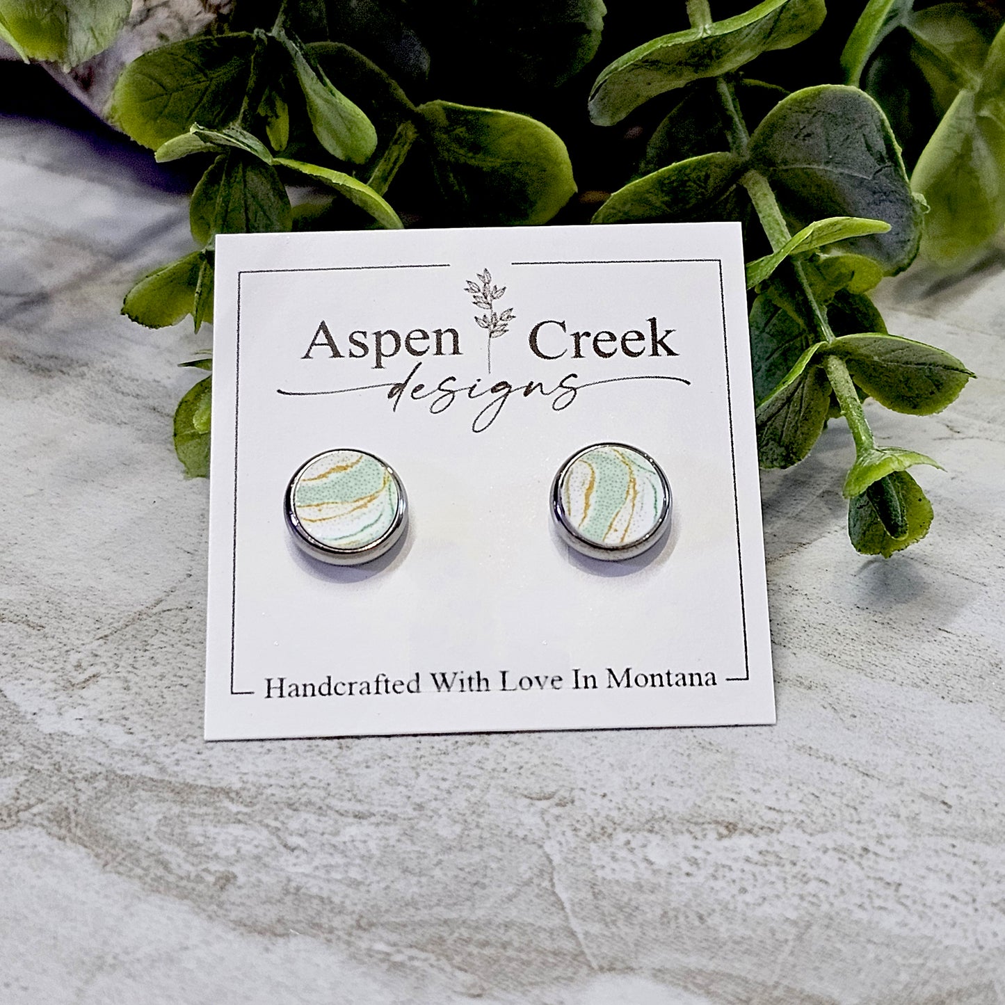 Sublimation Stainless Steel Bezel Studs-BSS-19