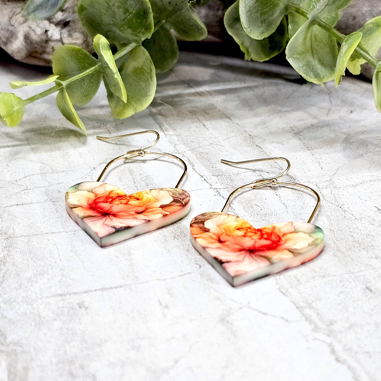 Sublimation Earrings- Botanicals- 238-a
