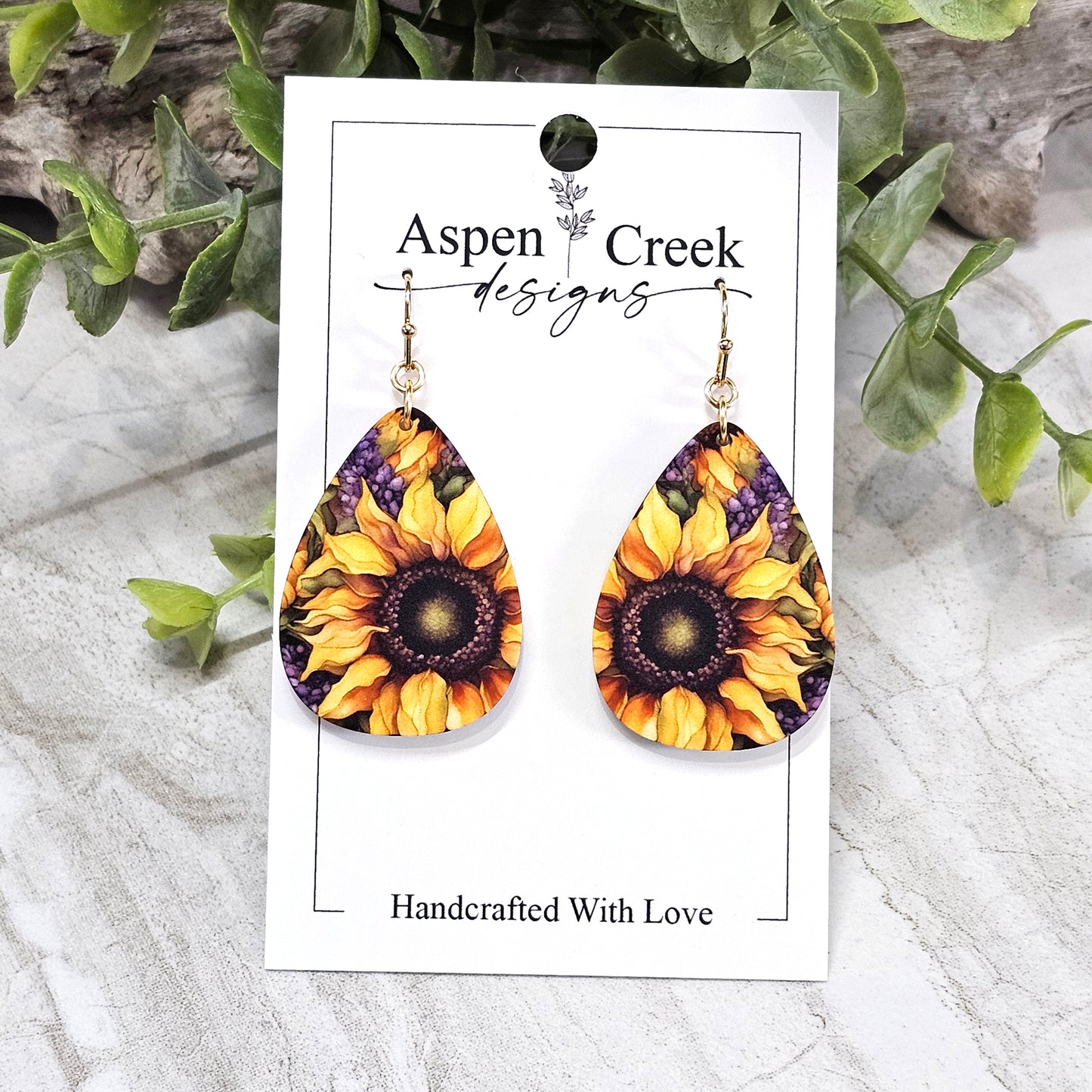 Sublimation Earrings- Botanical- 240-b
