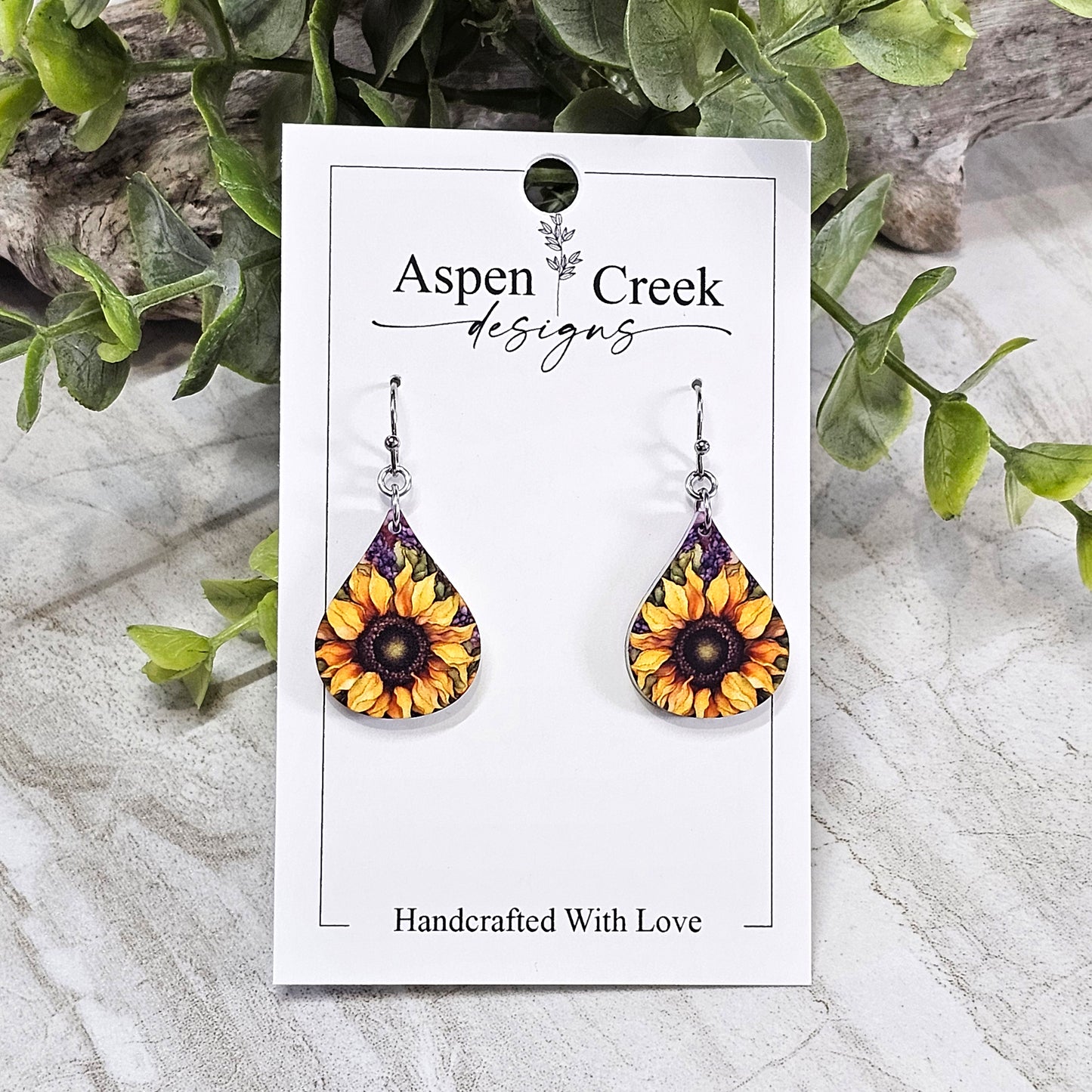 Sublimation Earrings- Botanical- 240-c