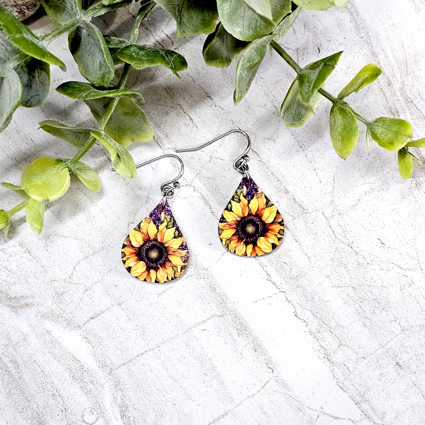 Sublimation Earrings- Botanical- 240-c