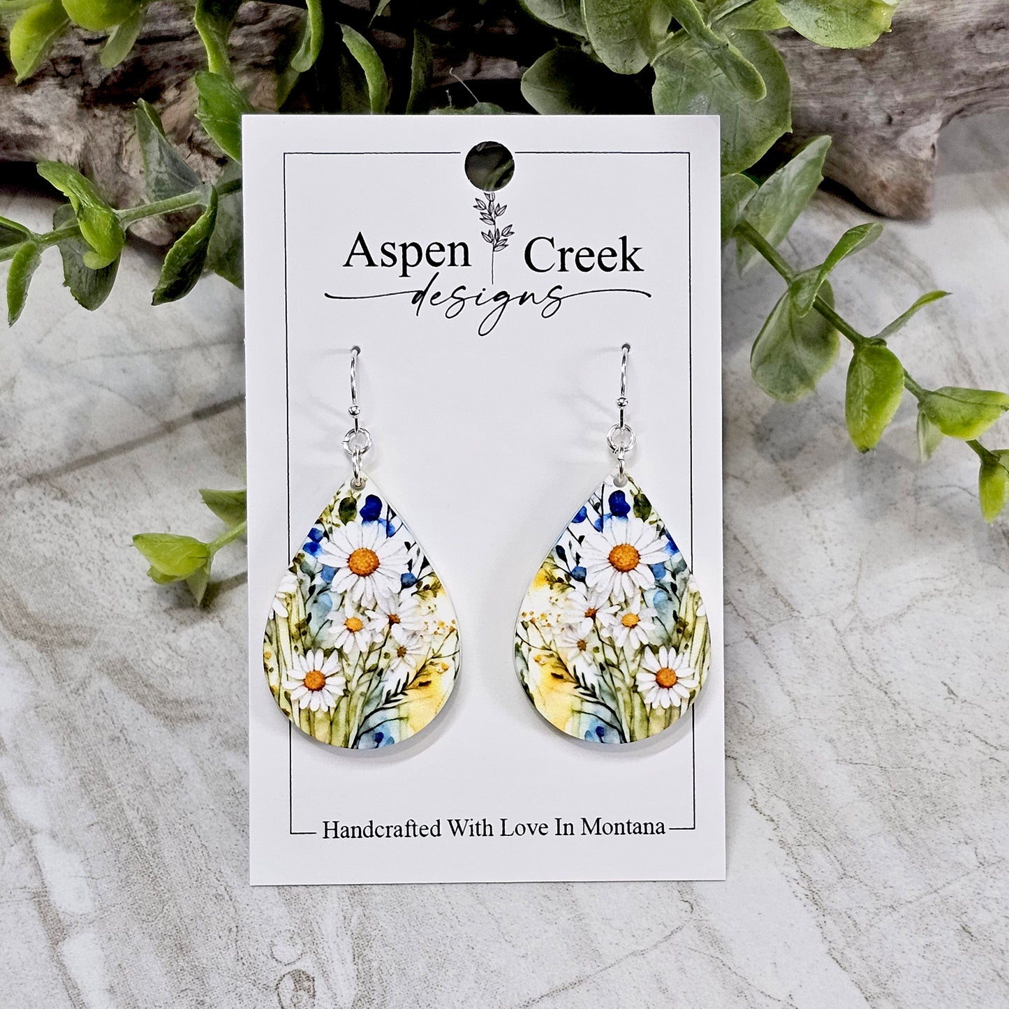 Sublimation Earrings- Botanical- 241-a