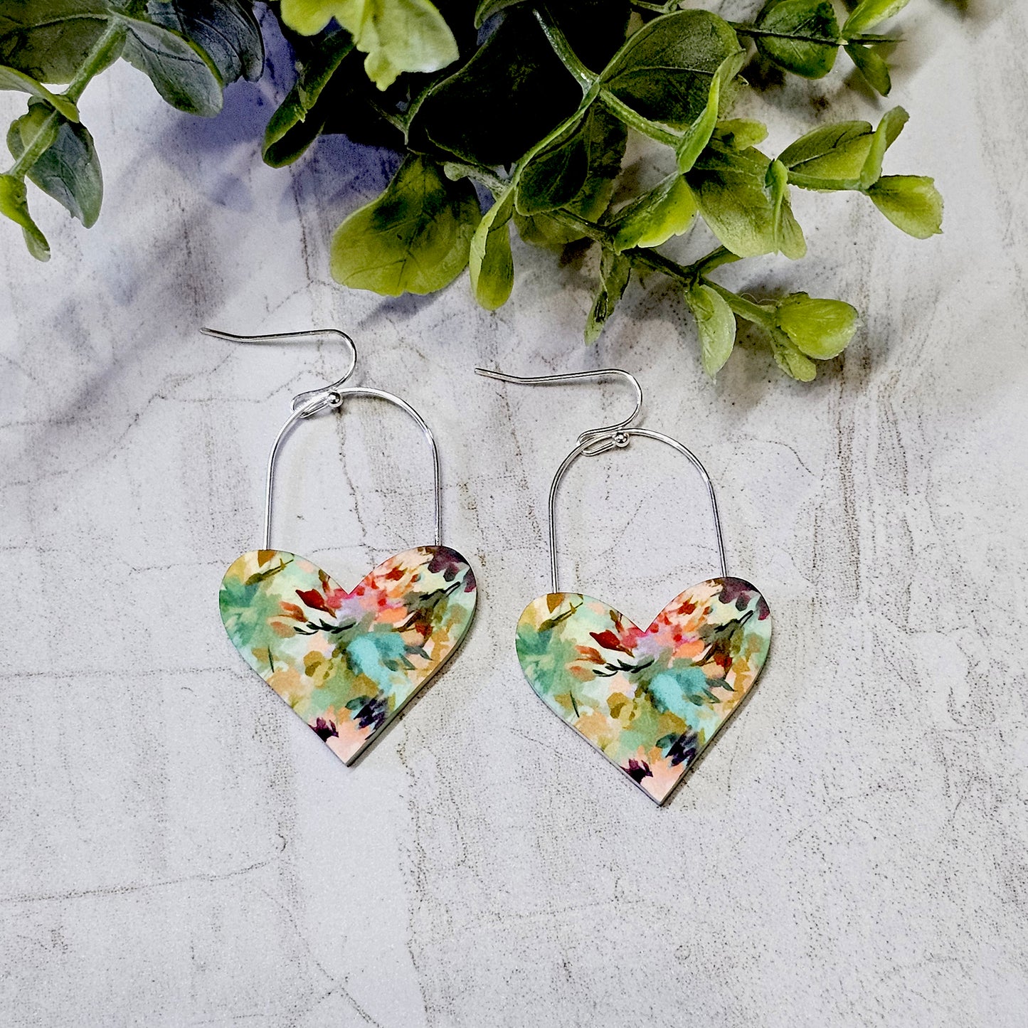 Sublimation Earrings-Botanical- 31a