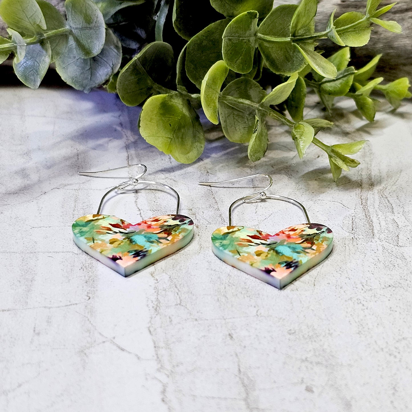 Sublimation Earrings-Botanical- 31a