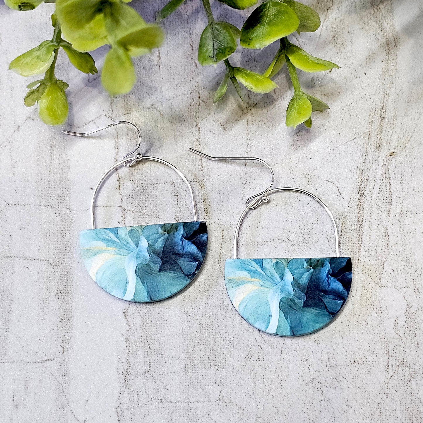 Sublimation Earrings -Abstract -47a