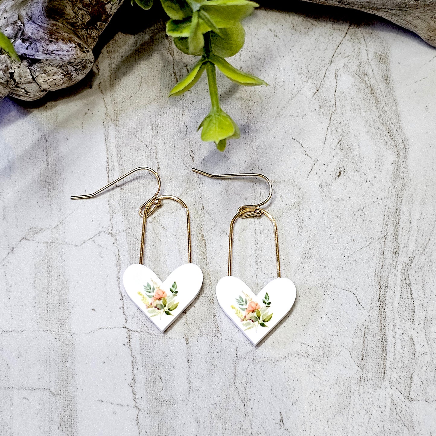 Sublimation Earrings -Botanical-68a