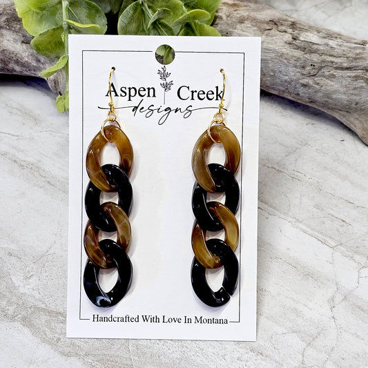 Resin/Acrylic Earrings-RA-2