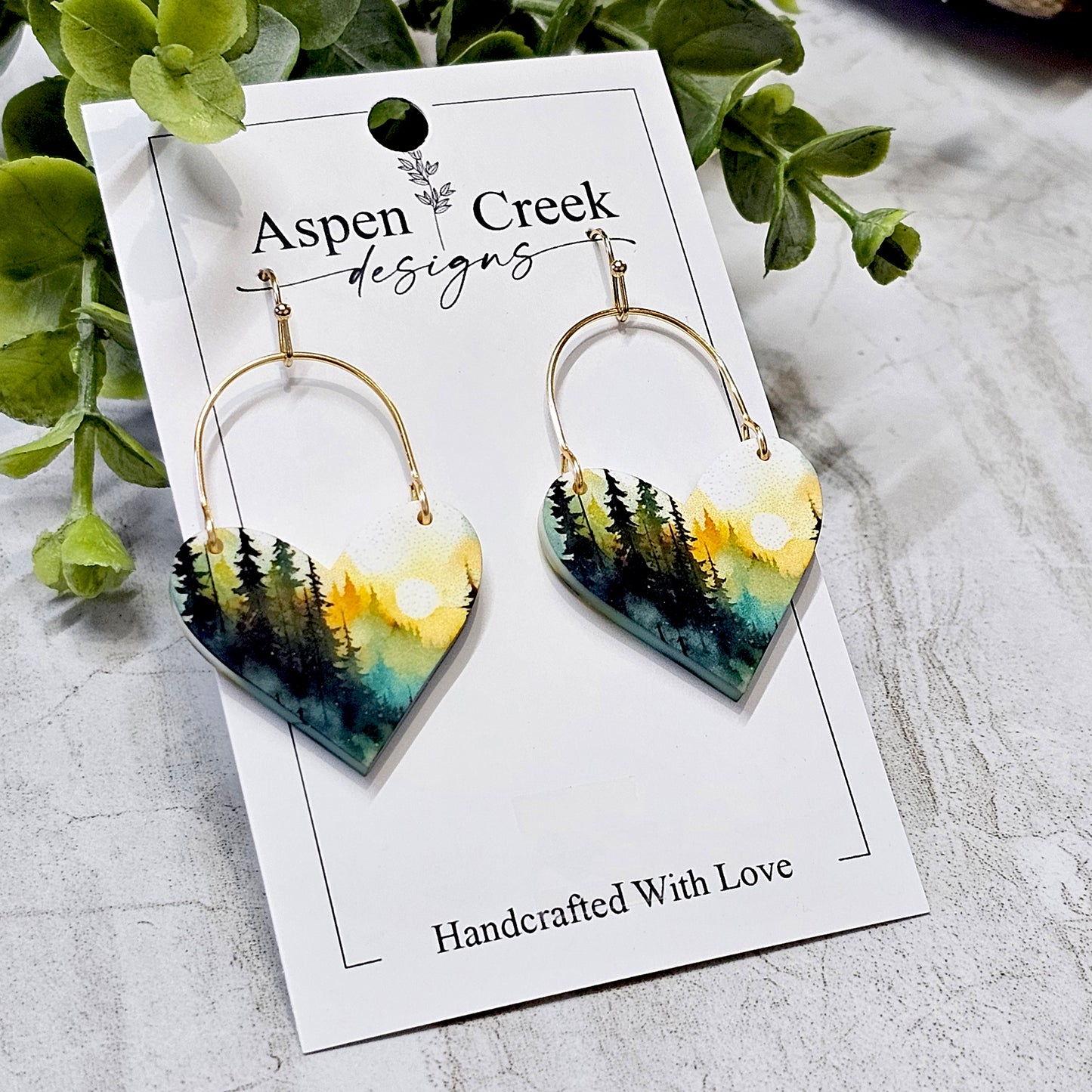 Sublimation Earrings Scenic 1c