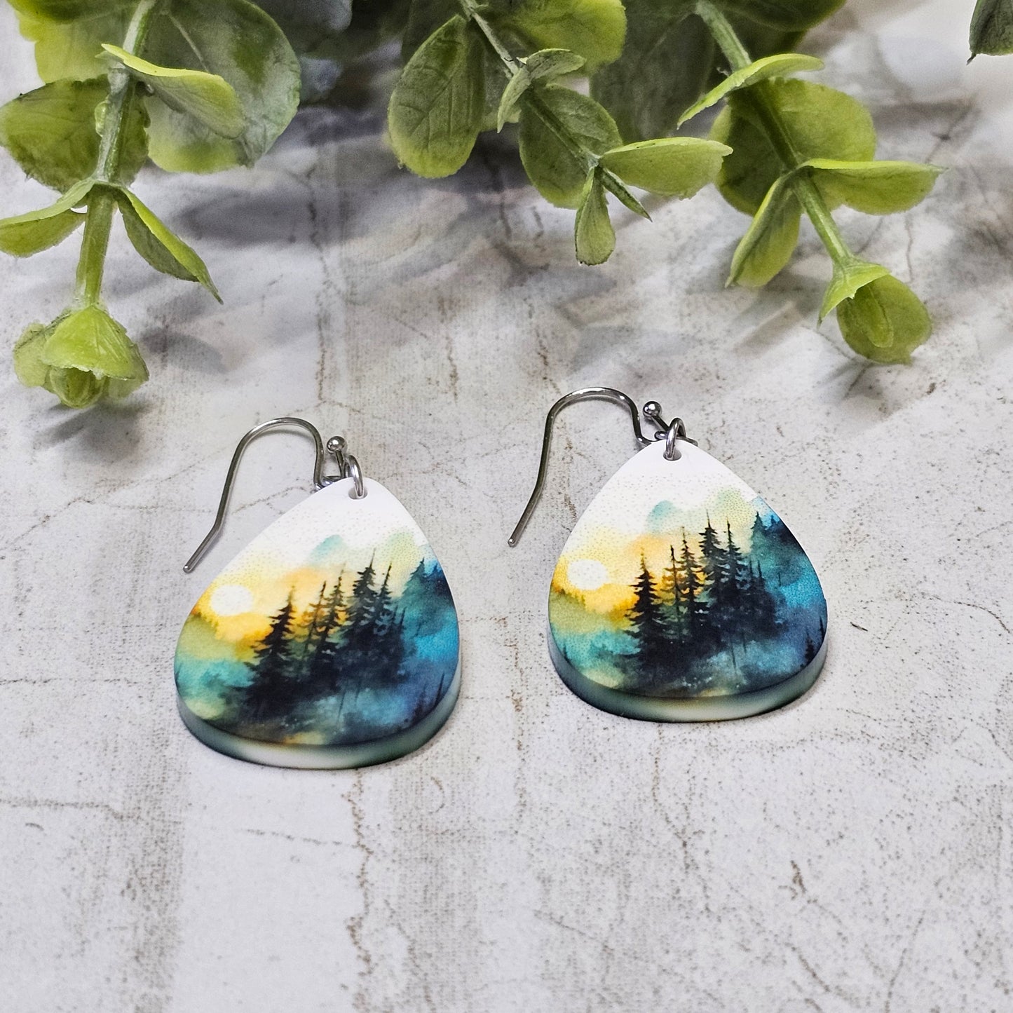 Sublimation Earrings Scenic 1d