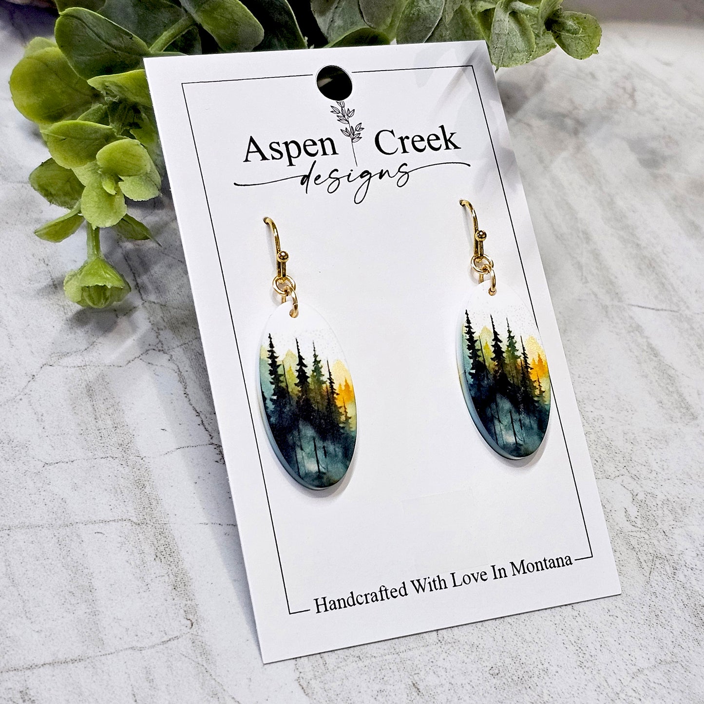 Sublimation Earrings Scenic 1e