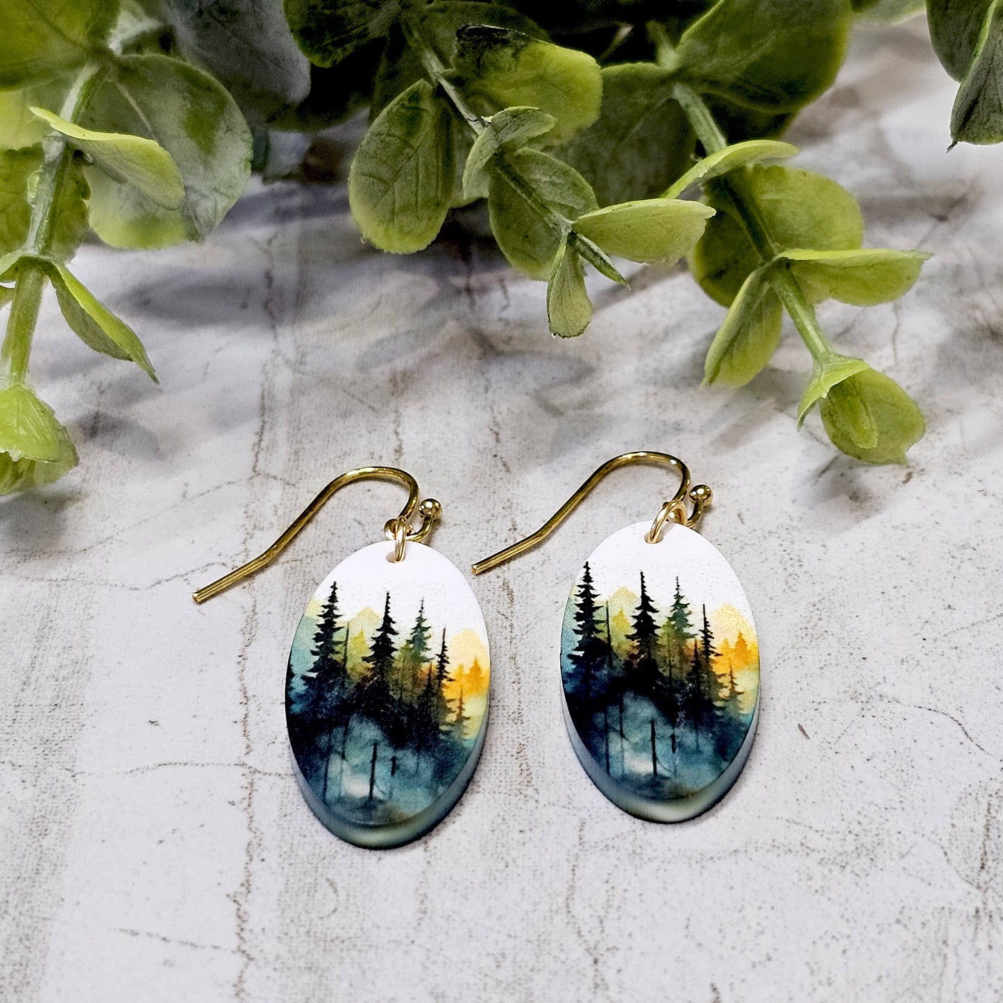 Sublimation Earrings Scenic 1e