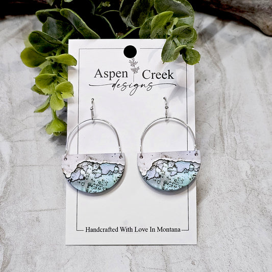 Sublimation Earrings -Abstract-10a