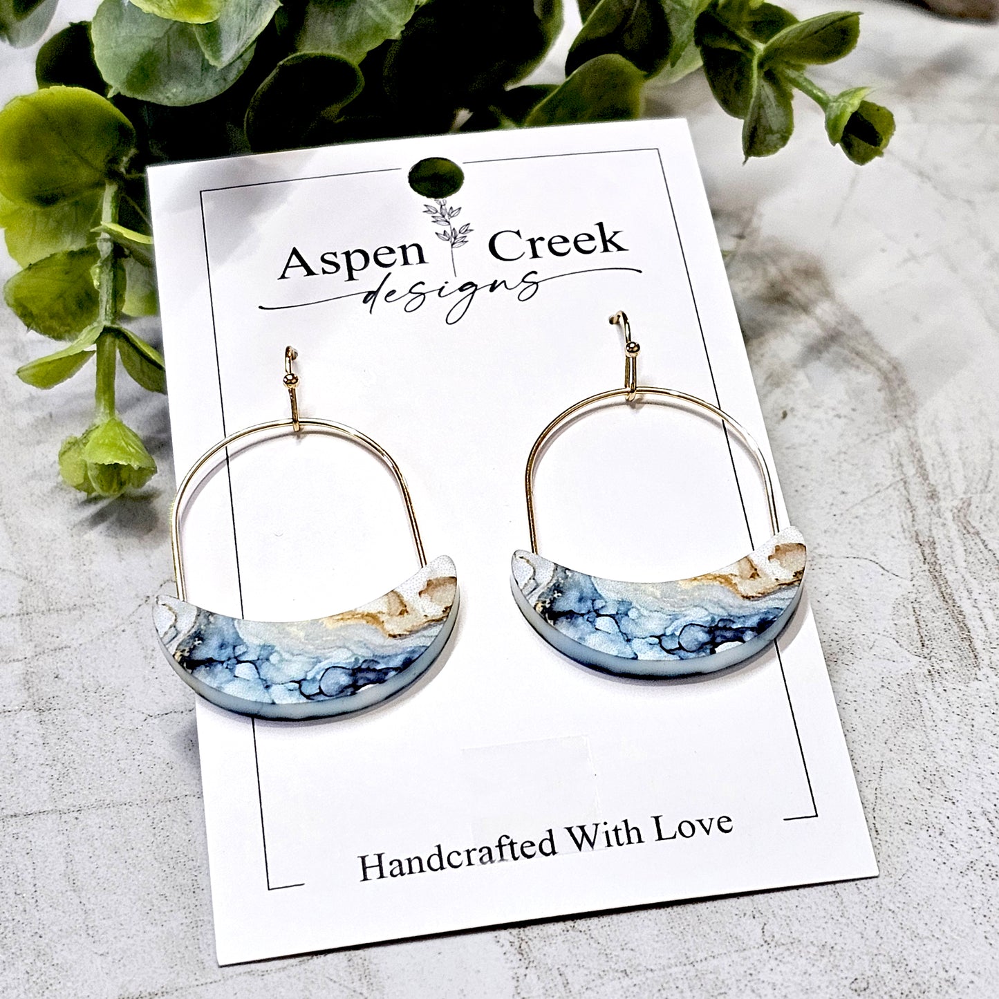 Sublimation Earrings -Abstract- 14a