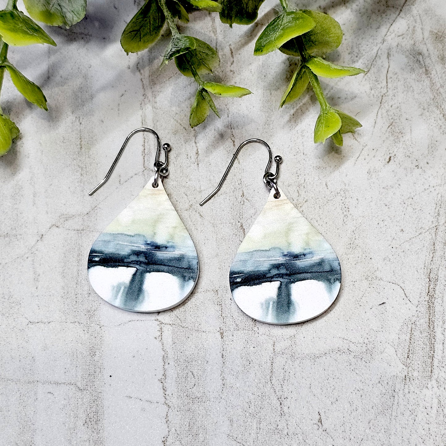 Sublimation Earrings -Abstract- 16a