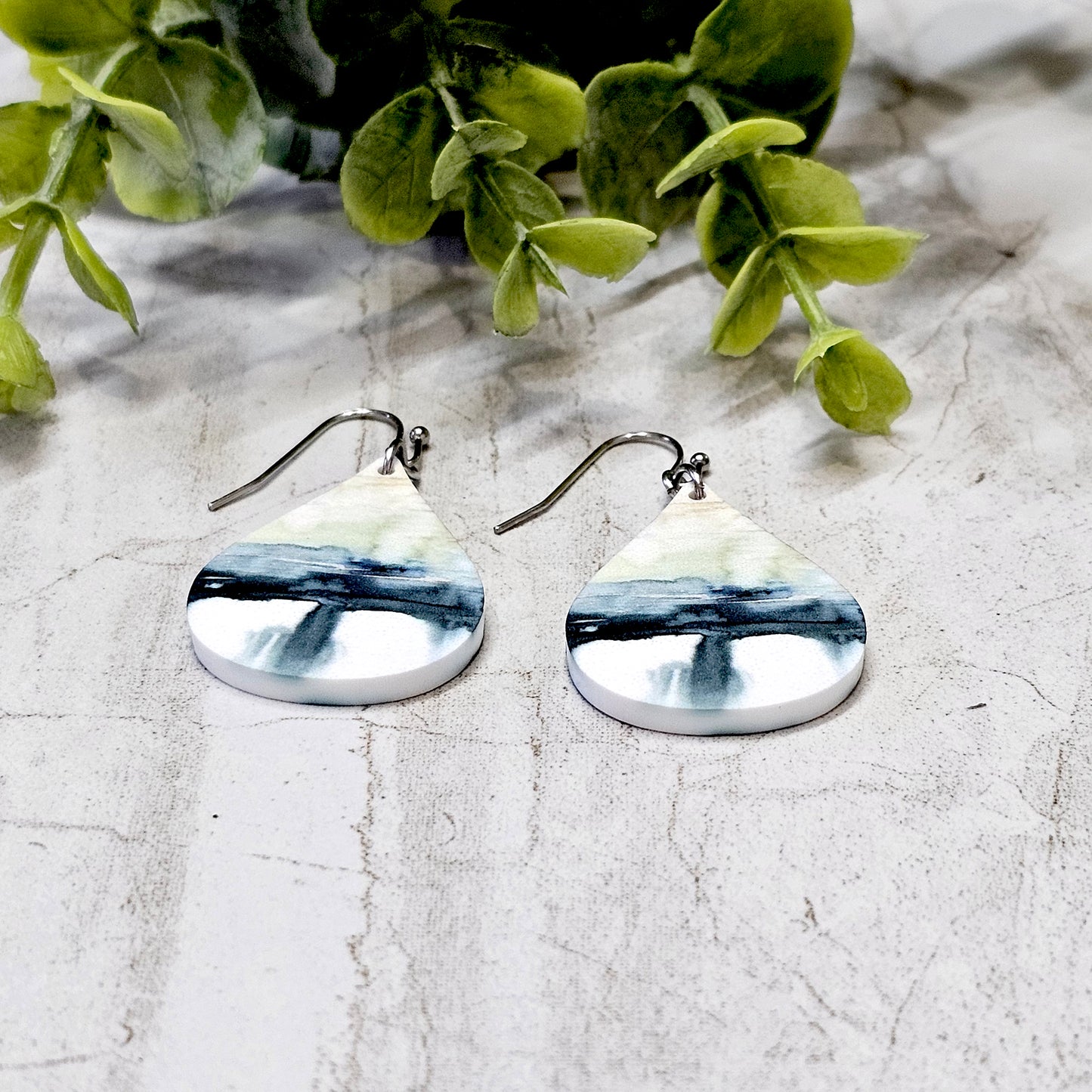 Sublimation Earrings -Abstract- 16a