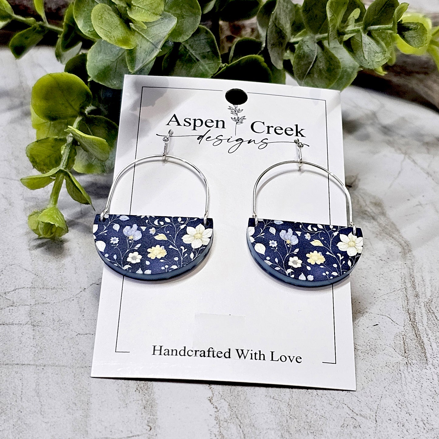 Sublimation Earrings -Botanical-17a