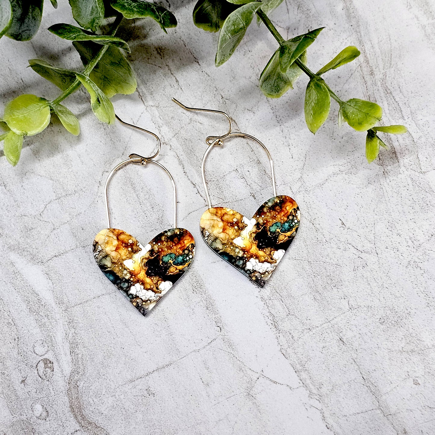 Sublimation Earrings- Abstract- 187-b