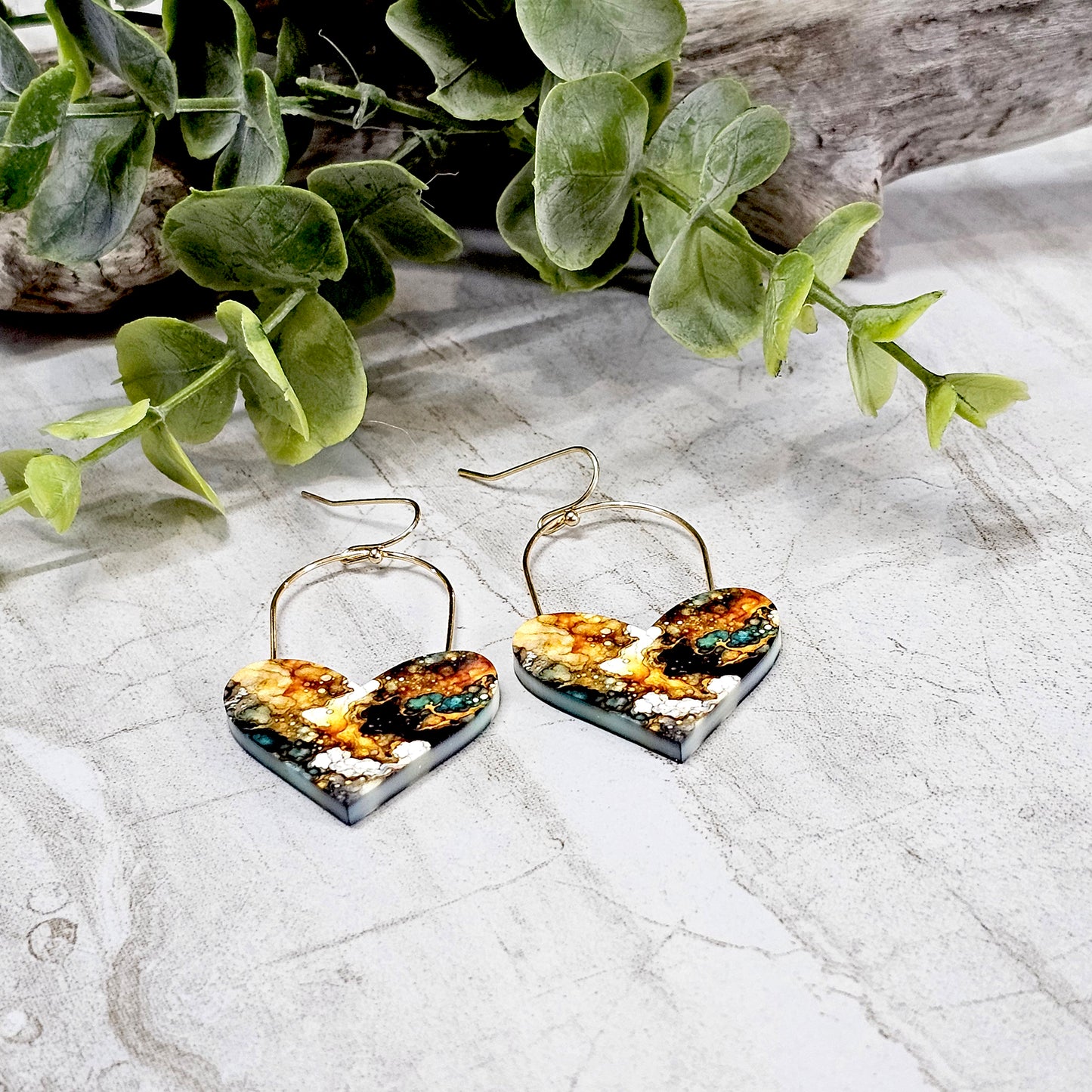 Sublimation Earrings- Abstract- 187-b