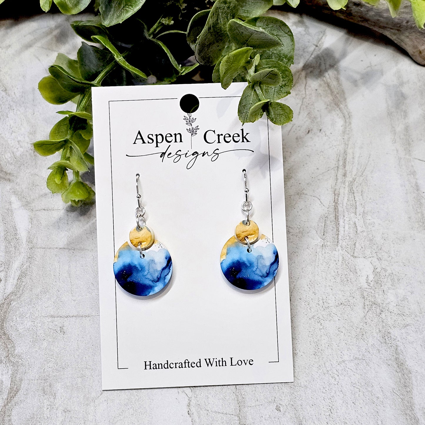 Sublimation Earrings -Abstract- 21a