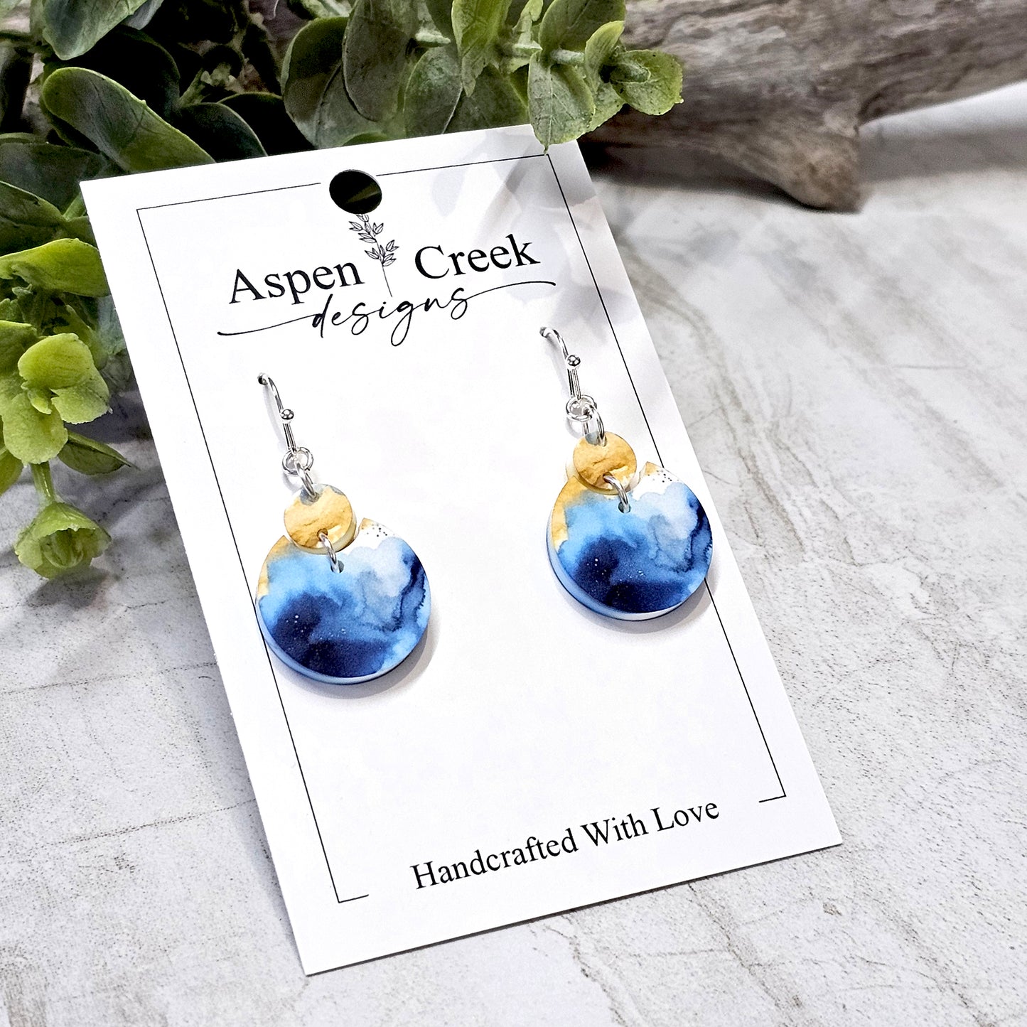 Sublimation Earrings -Abstract- 21a