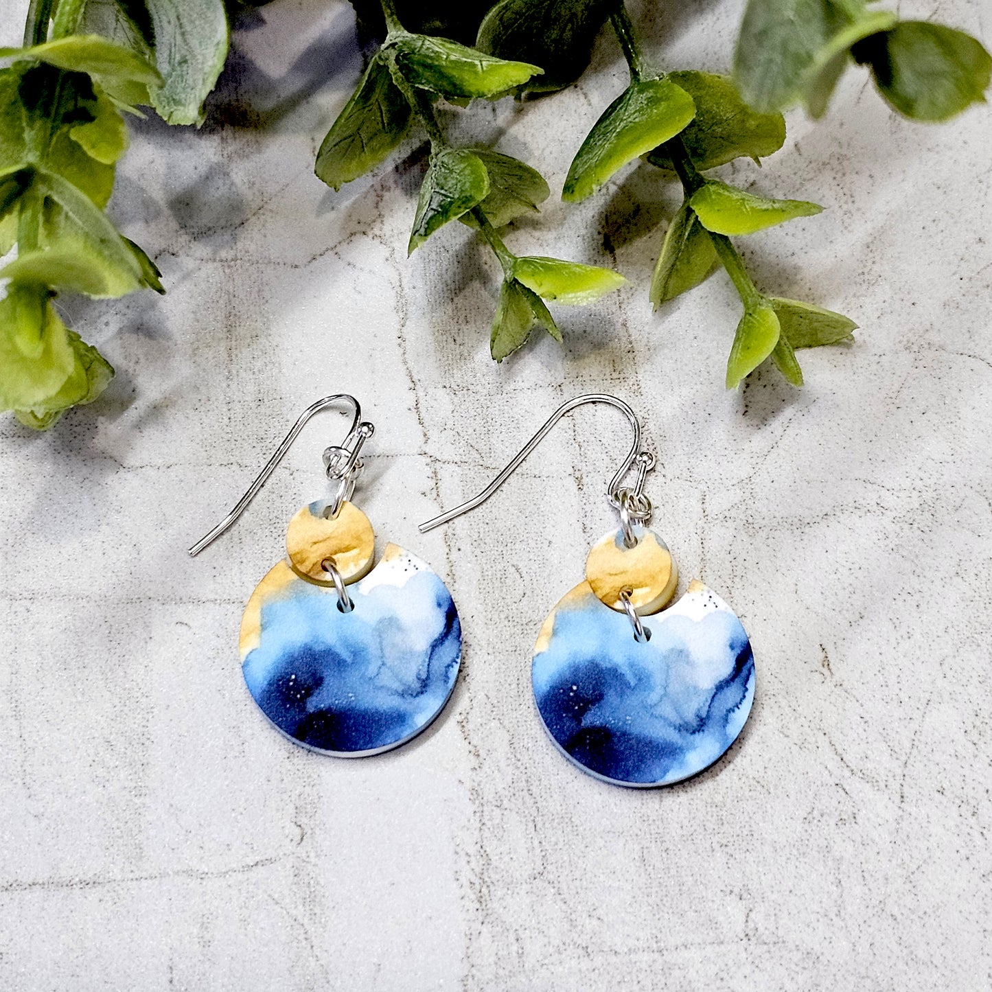 Sublimation Earrings -Abstract- 21a