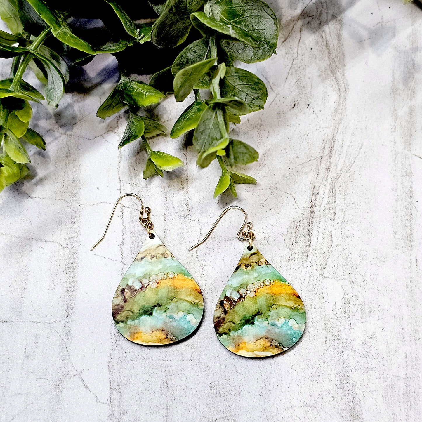 Sublimation Earrings- Abstract-22b