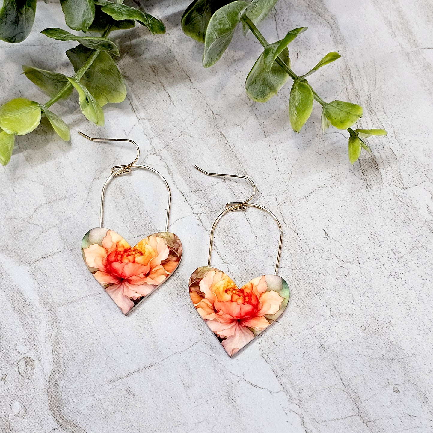 Sublimation Earrings- Botanicals- 238-a