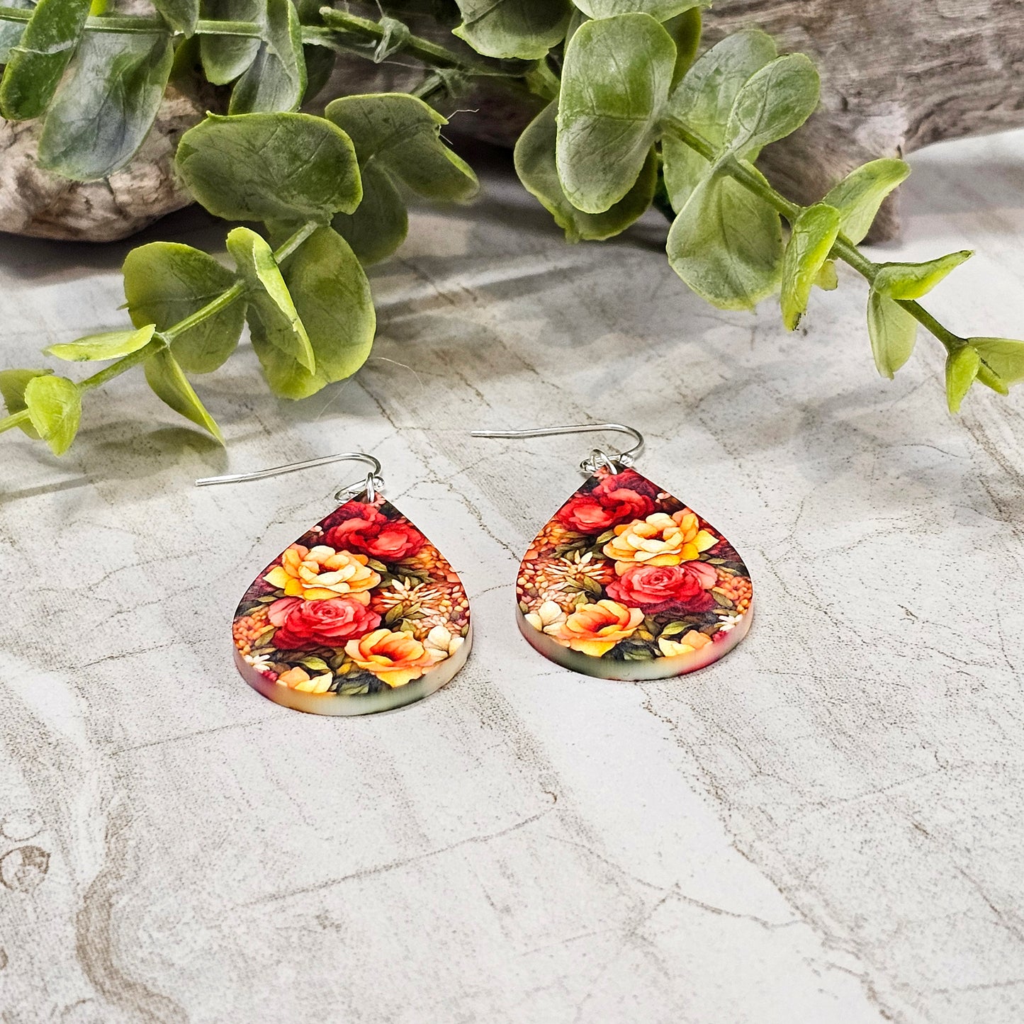 Sublimation Earrings- Botanicals- 239-a