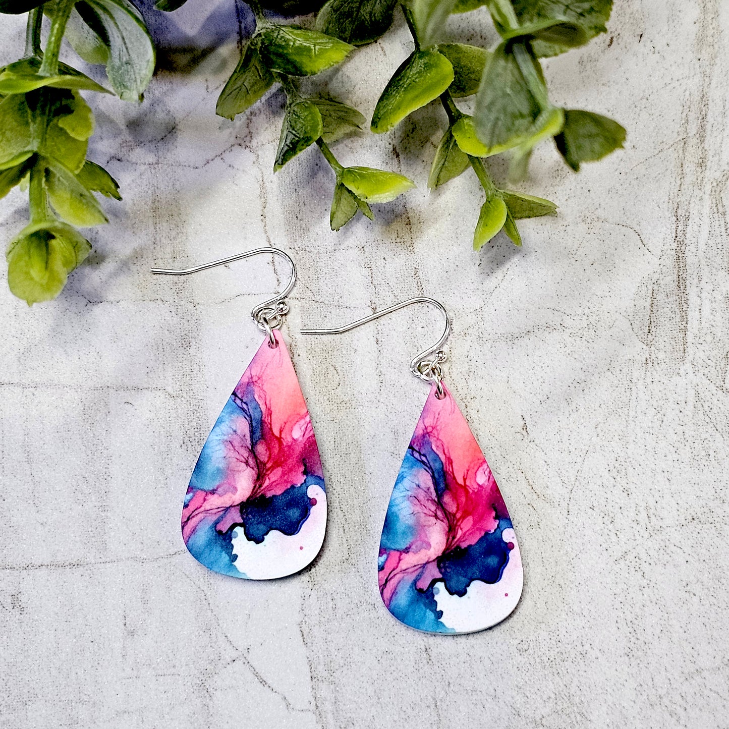 Sublimation Earrings Abstract-25a