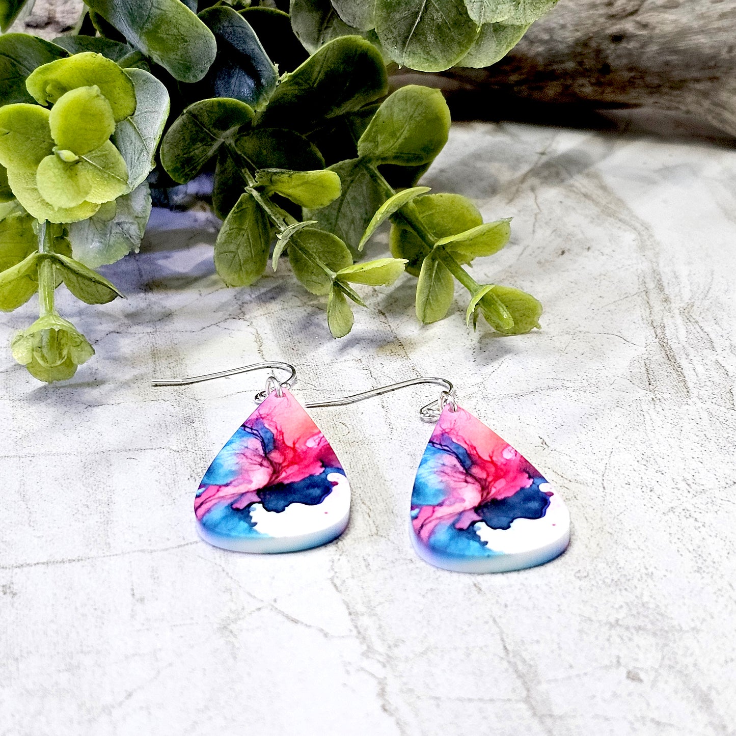 Sublimation Earrings Abstract-25a