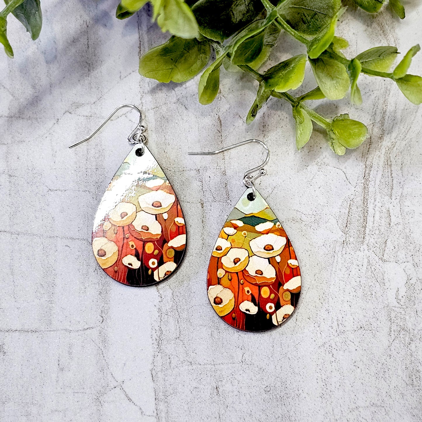 Sublimation Earrings- Abstract-28a