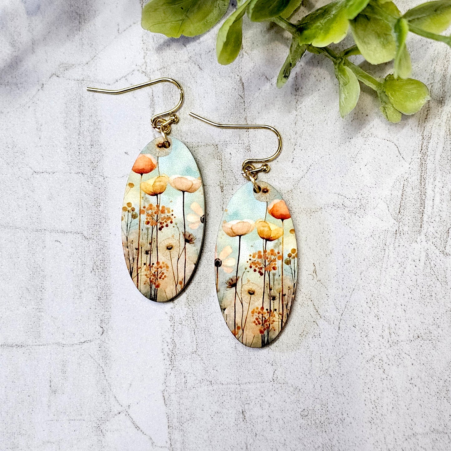 Sublimation Earrings Botanical-29a