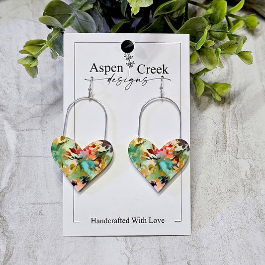 Sublimation Earrings-Botanical- 31a