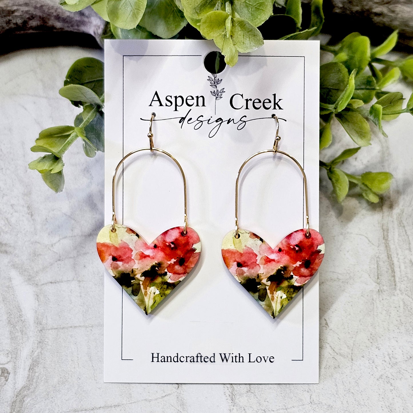 Sublimation Earrings -Botanical- 32a