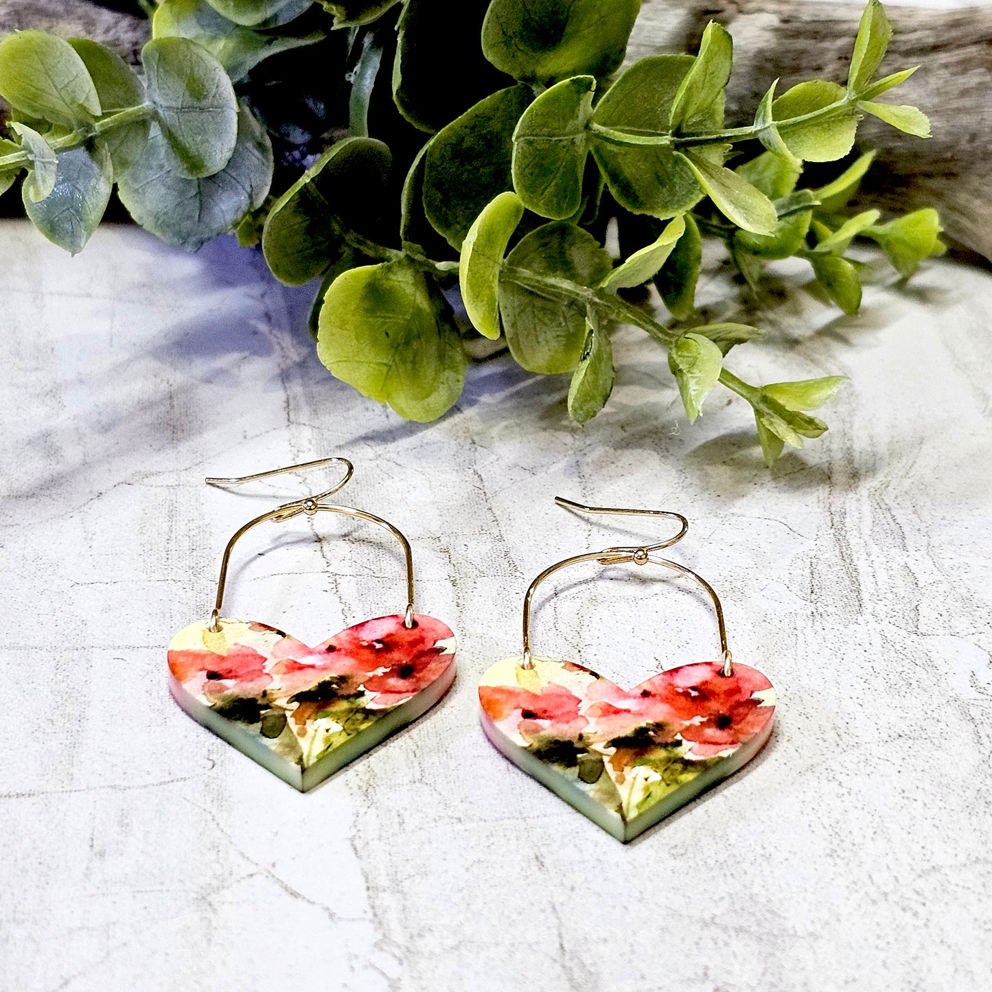 Sublimation Earrings -Botanical- 32a