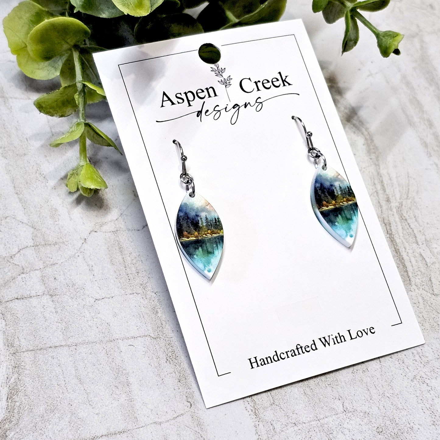 Sublimation Earrings Scenic 3b