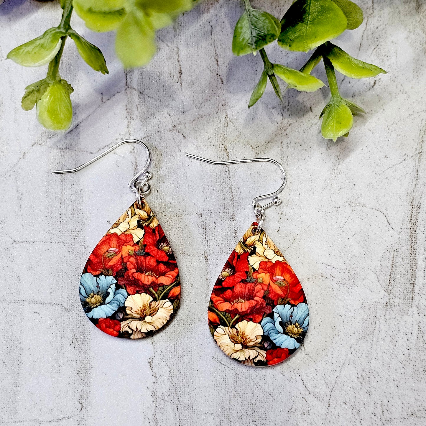 Sublimation Earrings Botanical -40a