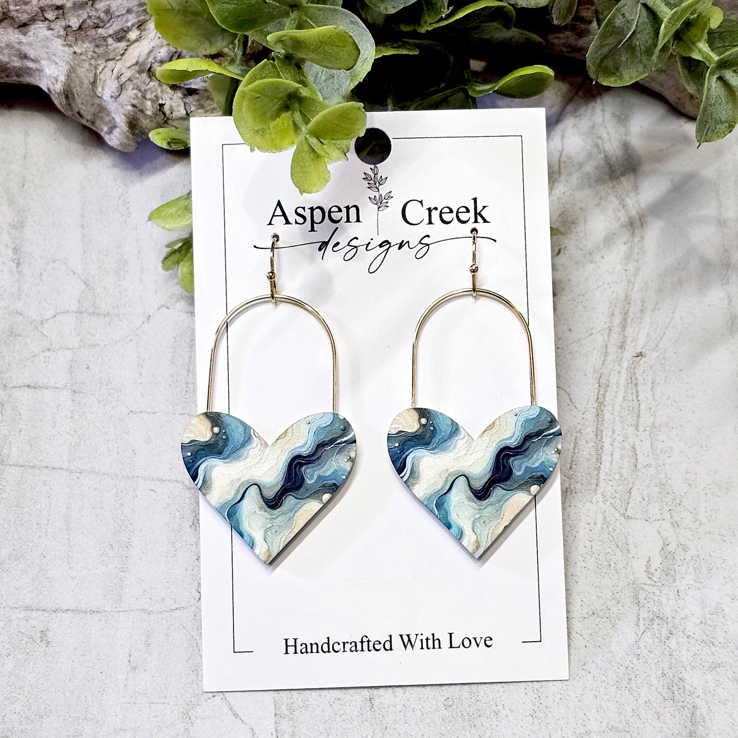 Sublimation Earrings -Abstract-46a