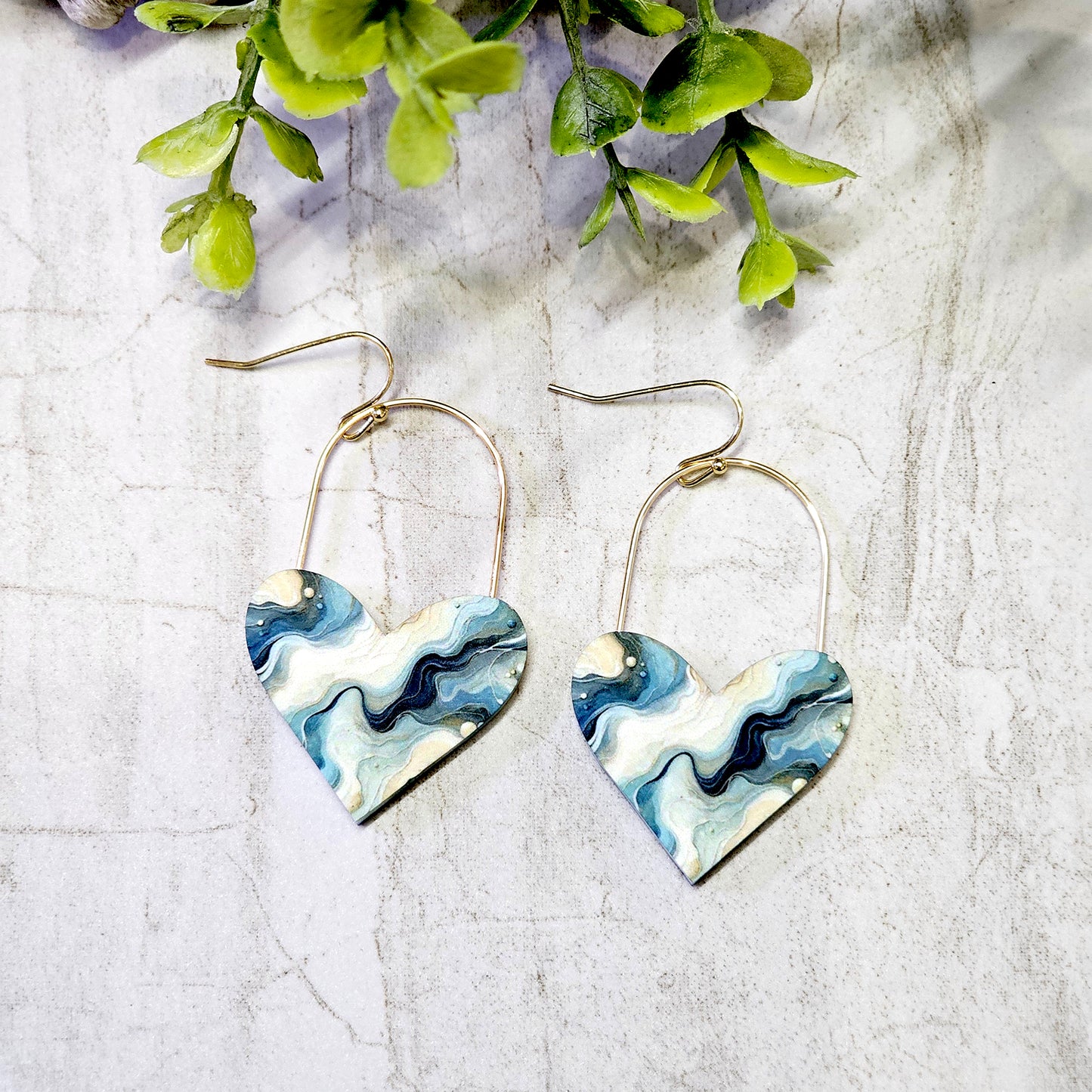 Sublimation Earrings -Abstract-46a