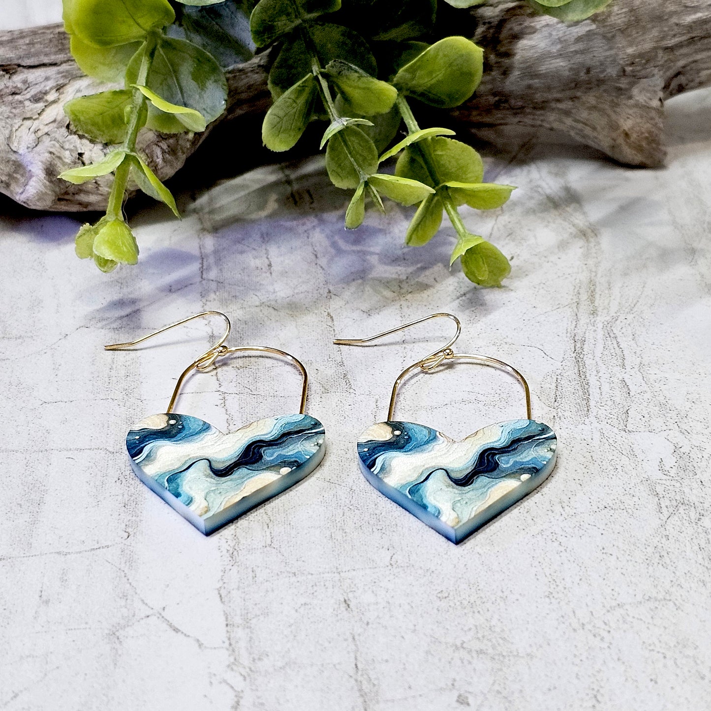 Sublimation Earrings -Abstract-46a