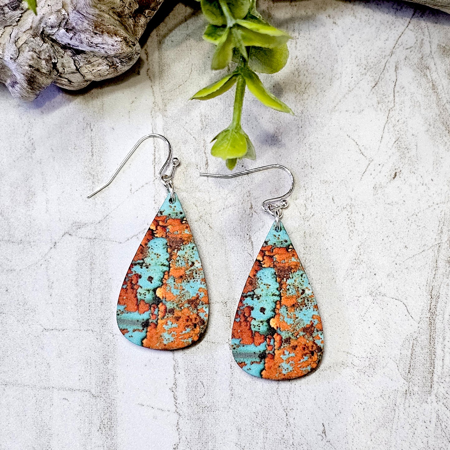 Sublimation Earrings Abstract -52a