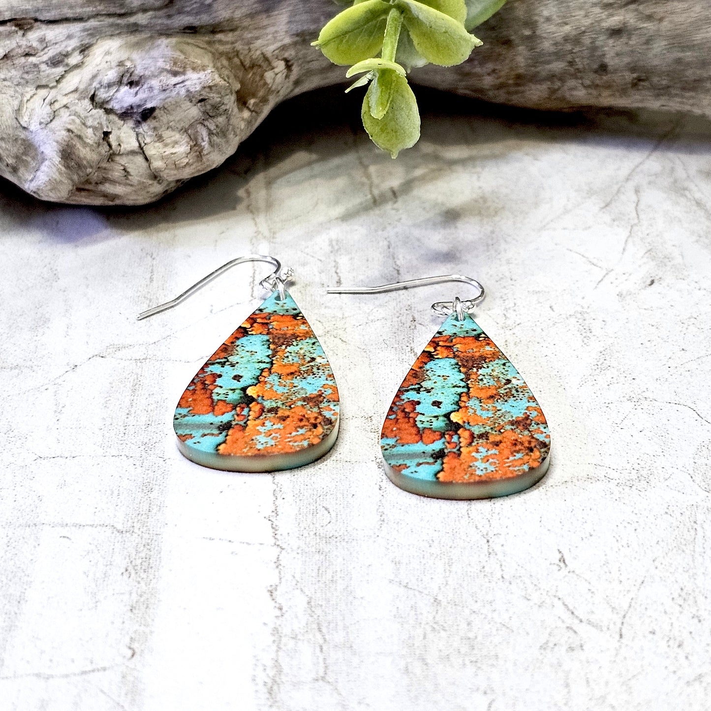 Sublimation Earrings Abstract -52a