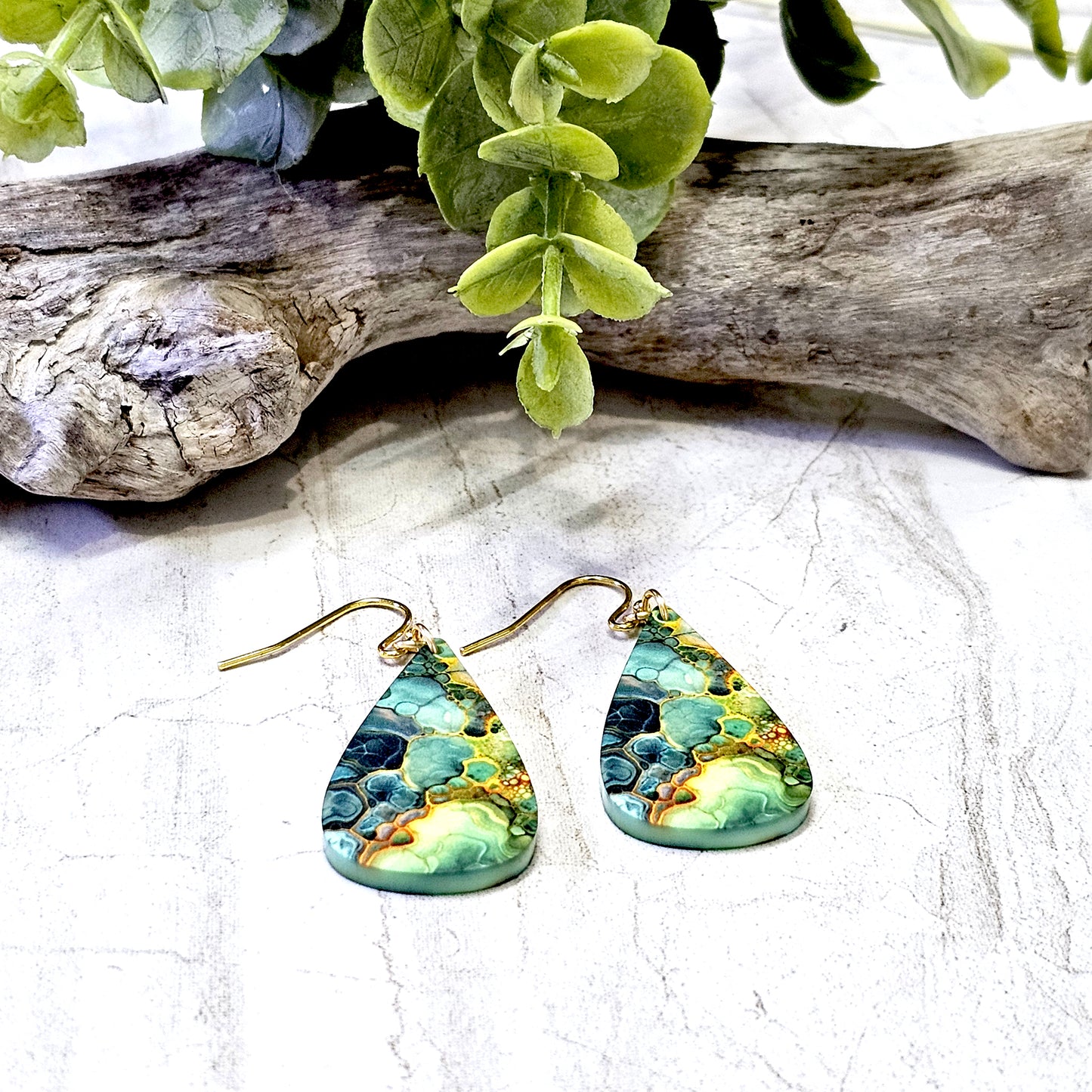 Sublimation Earrings Abstract-54a