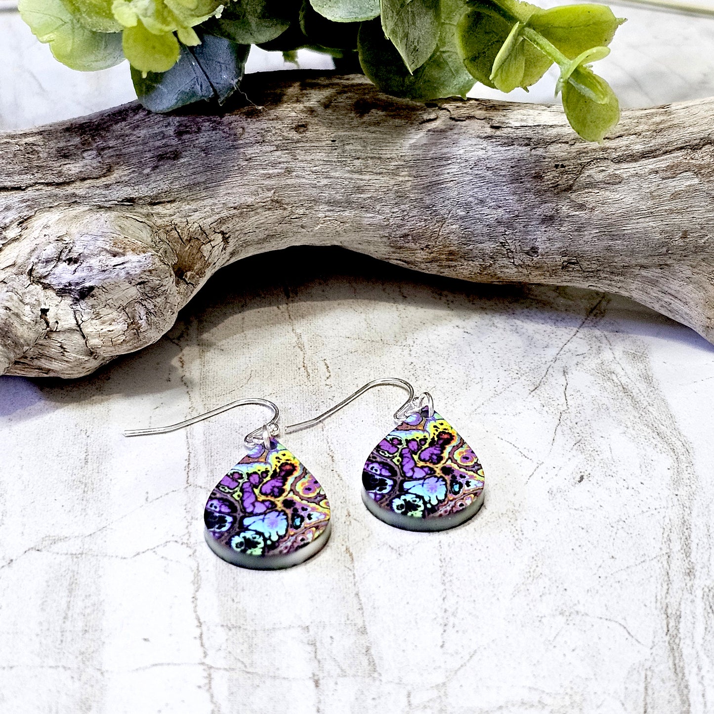 Sublimation Earrings -Abstract -61a