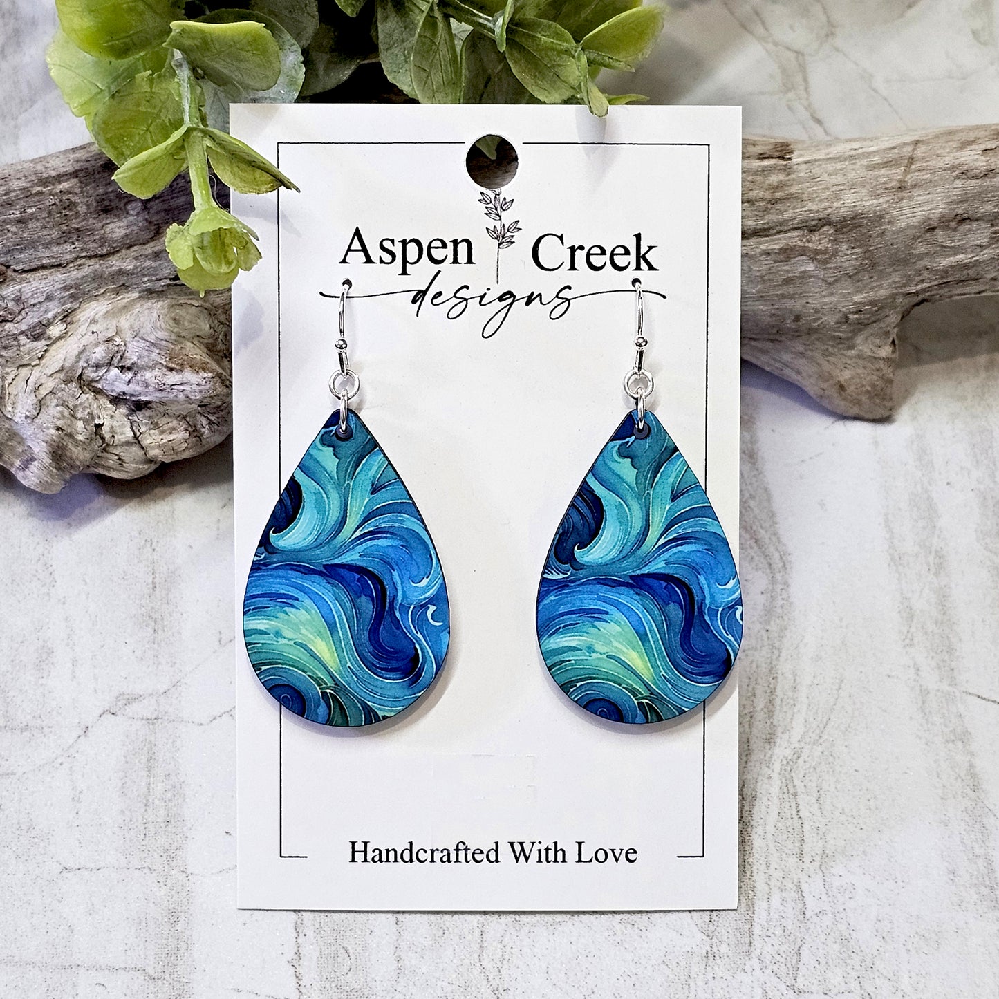 Sublimation Earrings- Abstract-62a