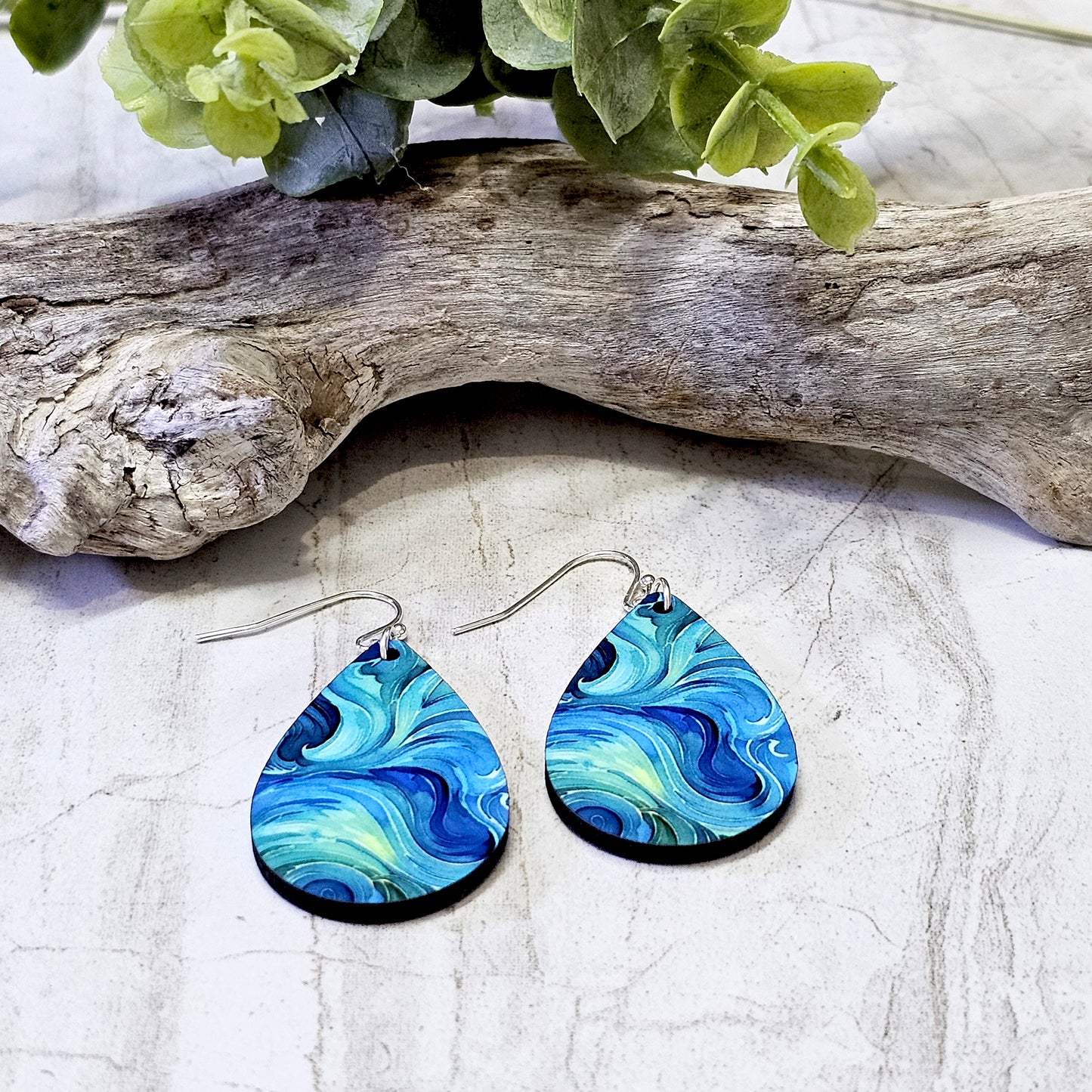 Sublimation Earrings- Abstract-62a