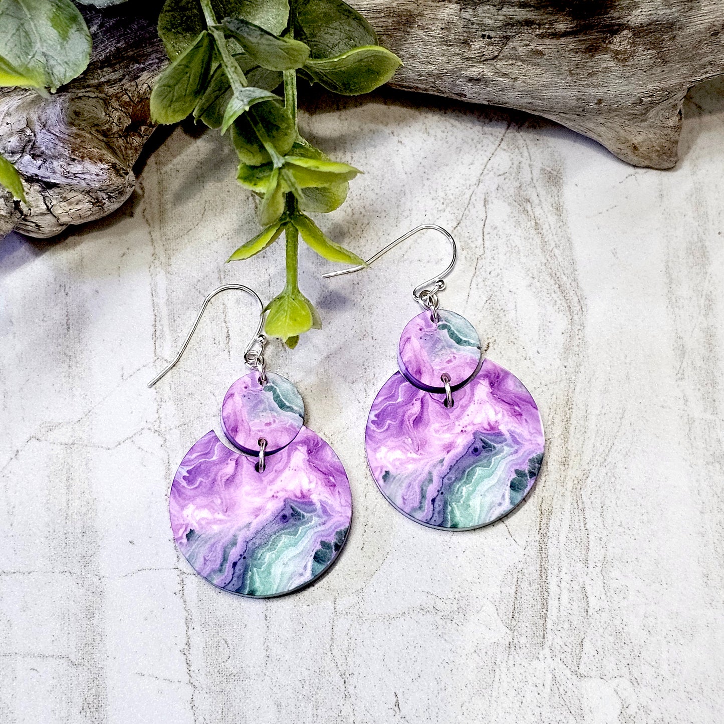 Sublimation Earrings- Abstract-72a