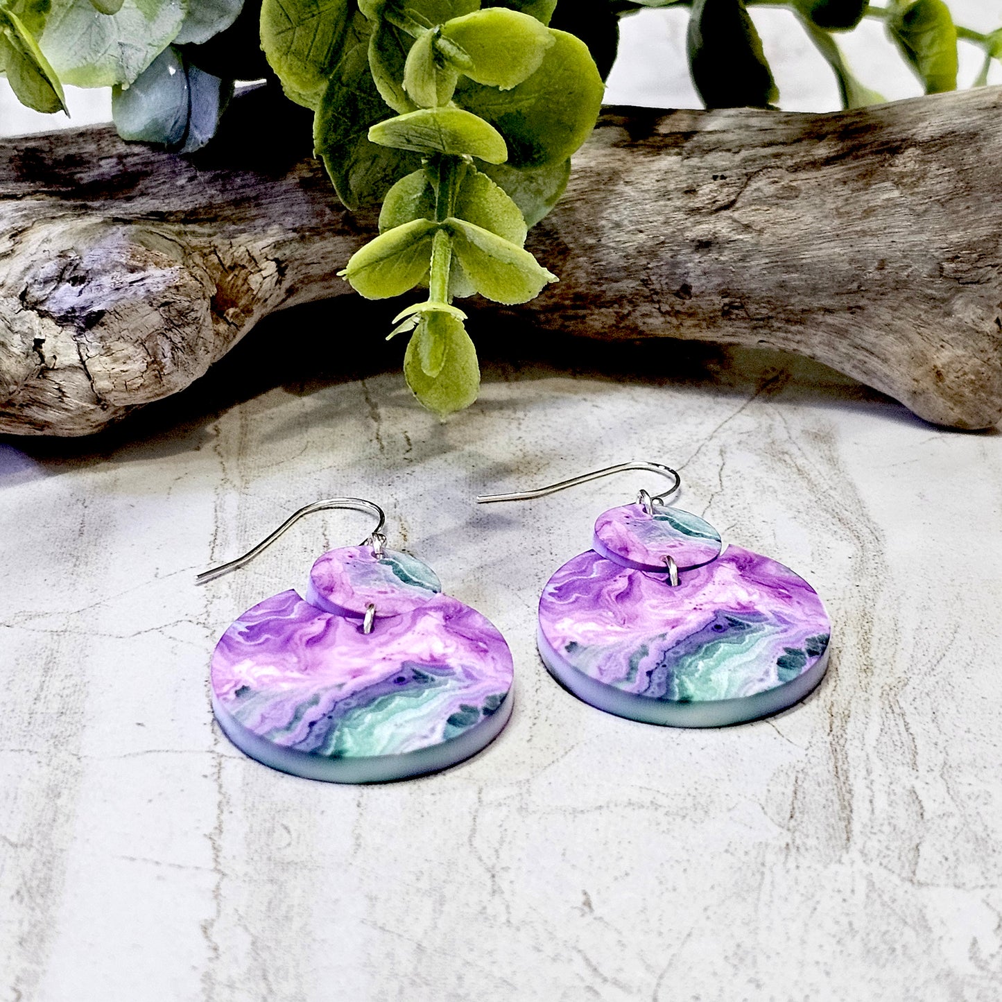 Sublimation Earrings- Abstract-72a