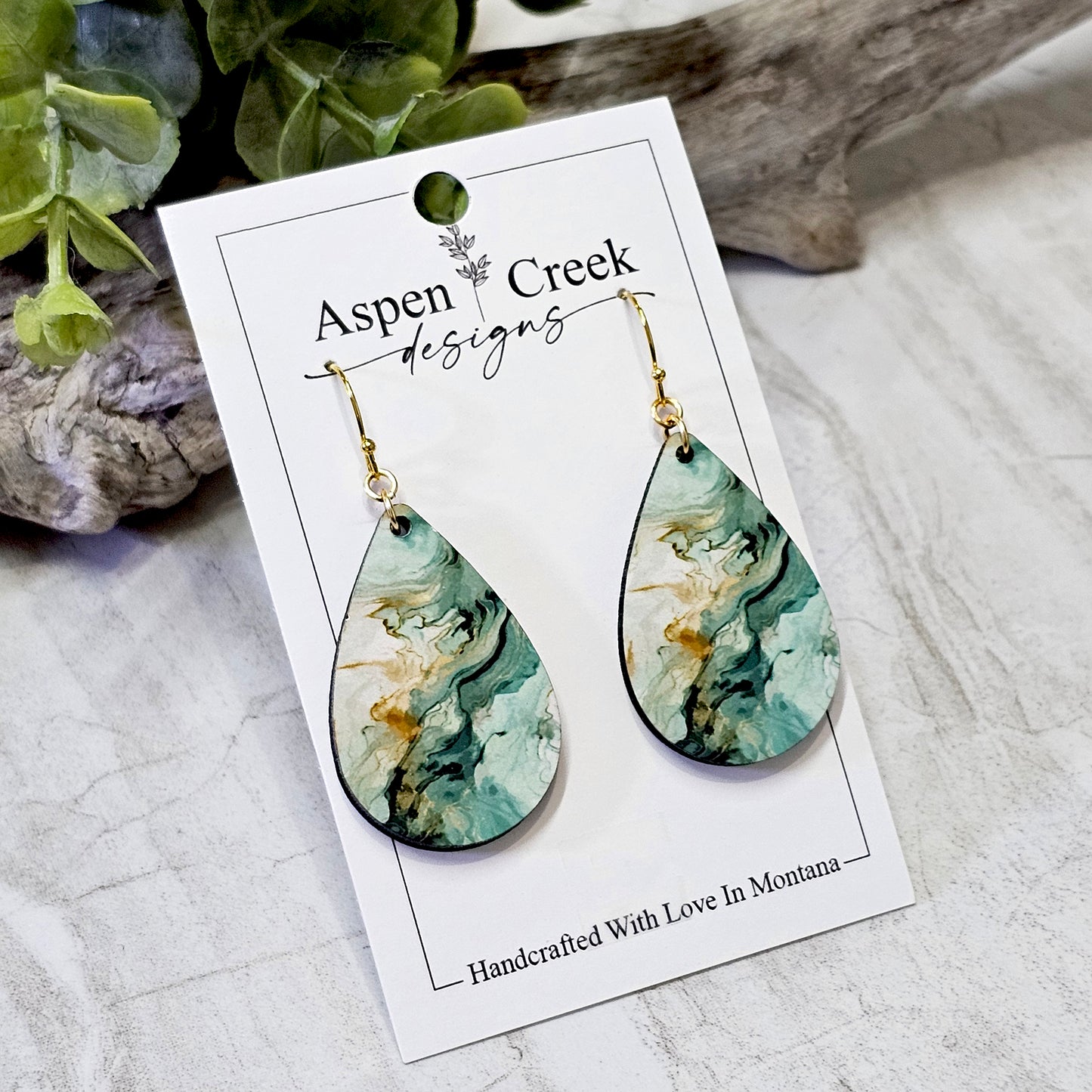 Sublimation Earrings- Abstract-73a